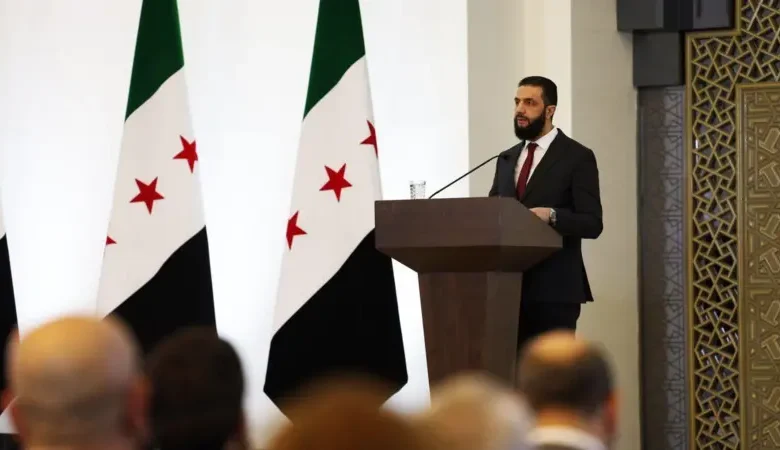 الشرع يدعو لمواجهة كُل من يُريد العبث بأمن ووحدة سورية الرئيس السوري أحمد الشرع 1