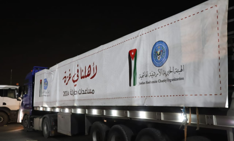 العمل النيابية تطلع على دور"الخيرية الهاشمية" الإغاثي في غزة. 242546 12 1712496315