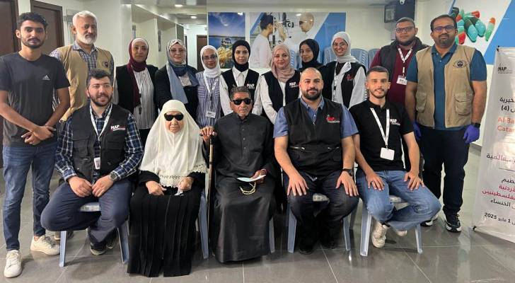 الجمعية الأردنية للعون الطبي للفلسطينيين تنجز 2250 عملية مجانية لمكافحة العمى. 681f7f78662ff1746894712