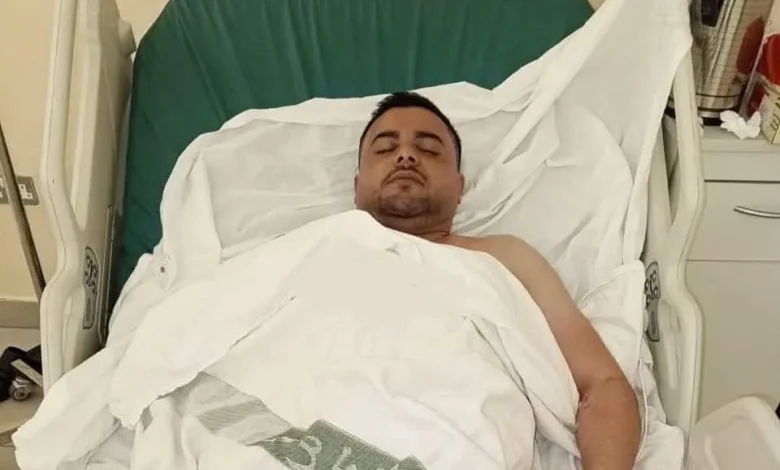 إصابة الزميل بلال العجارمة إثر حادث مؤسف. FB IMG 1746888990534