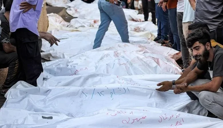 وزارة الصحة في غزة: الأكفان رصيدها صفر. الشهداء في غزة 1