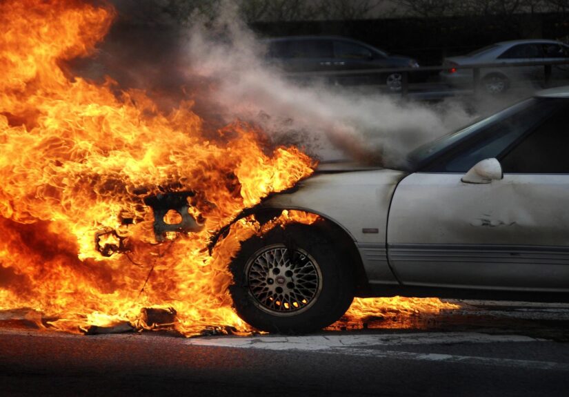 Burning Car
